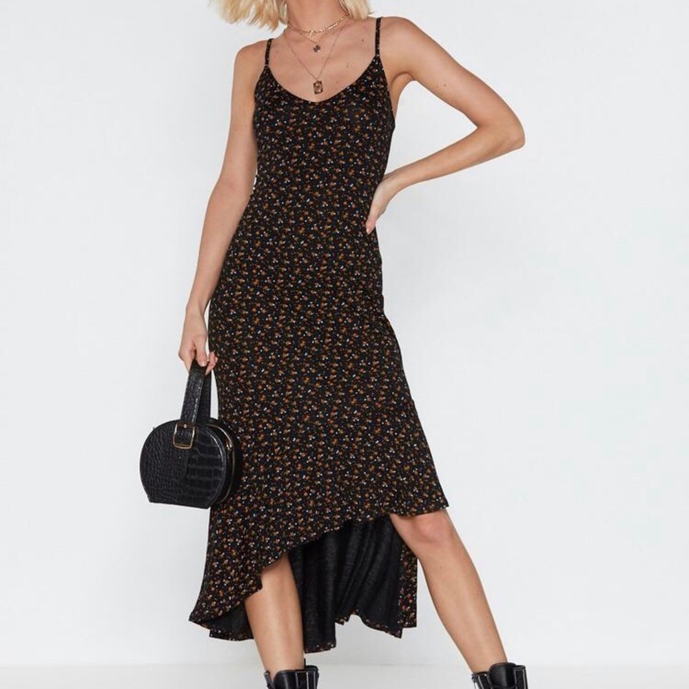 NWT Nasty Gal Floral Midi Size 8